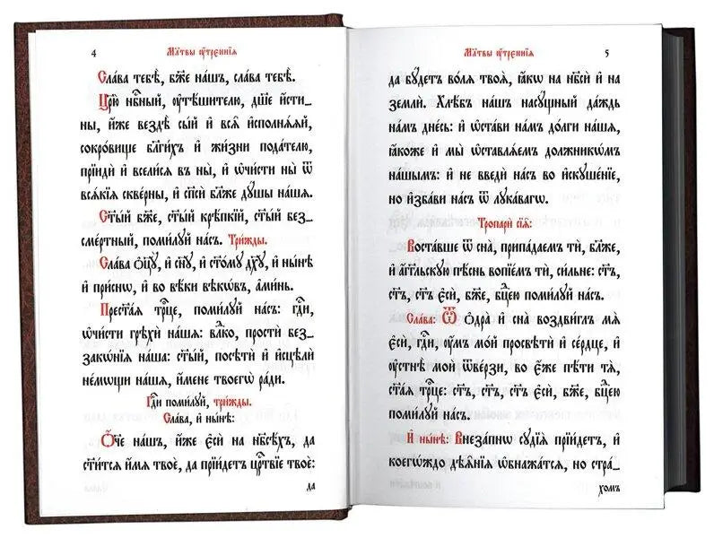 Prayer Book and Psalter (Church Slavonic script)