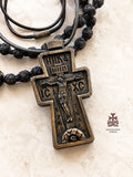Handmade Christian Cross Necklace, Wooden Crucifix, Religious Gift for Men & Women