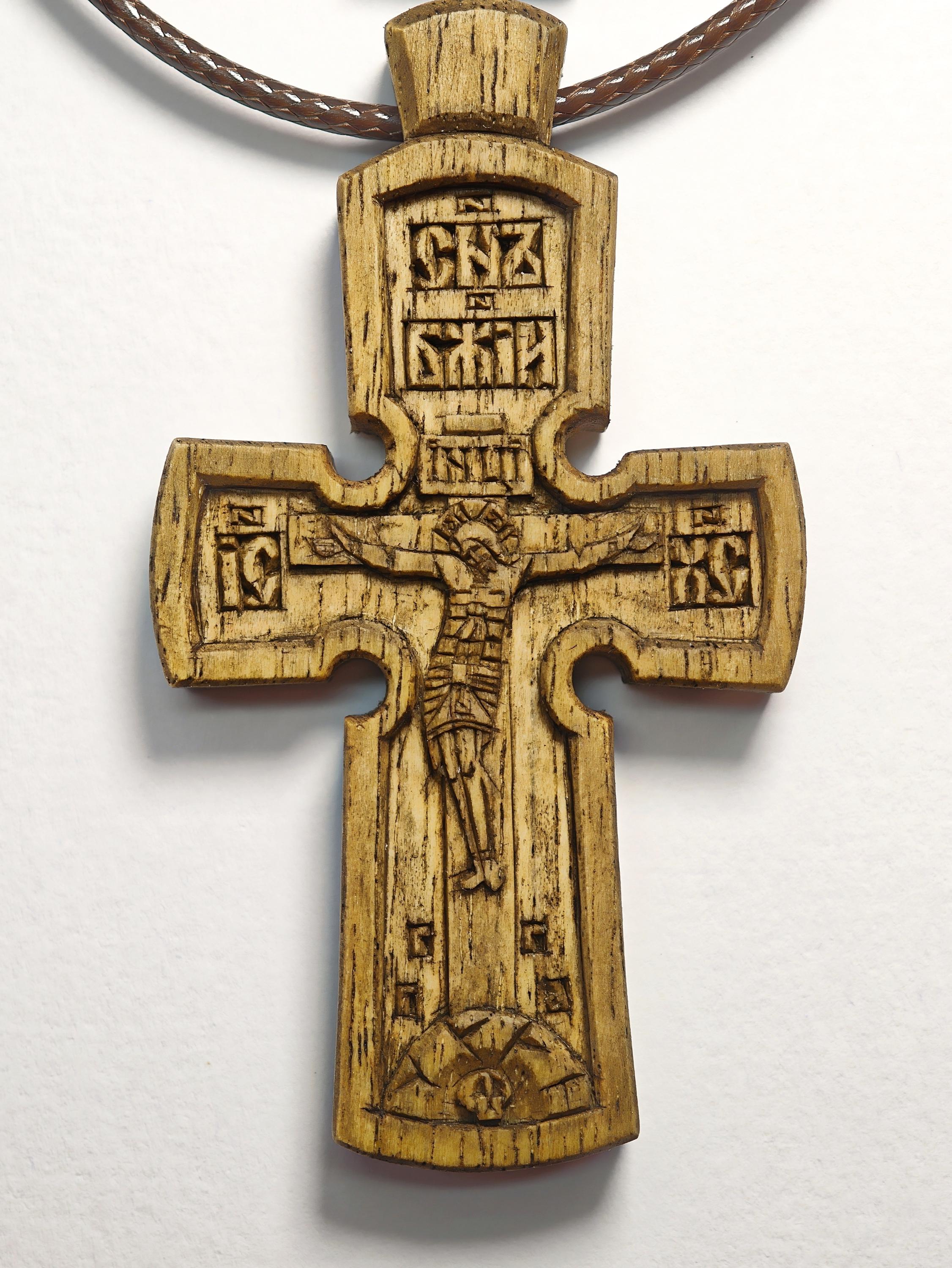 Walnut Cross – Artisan Wooden Cross for Daily Wear or Home Use