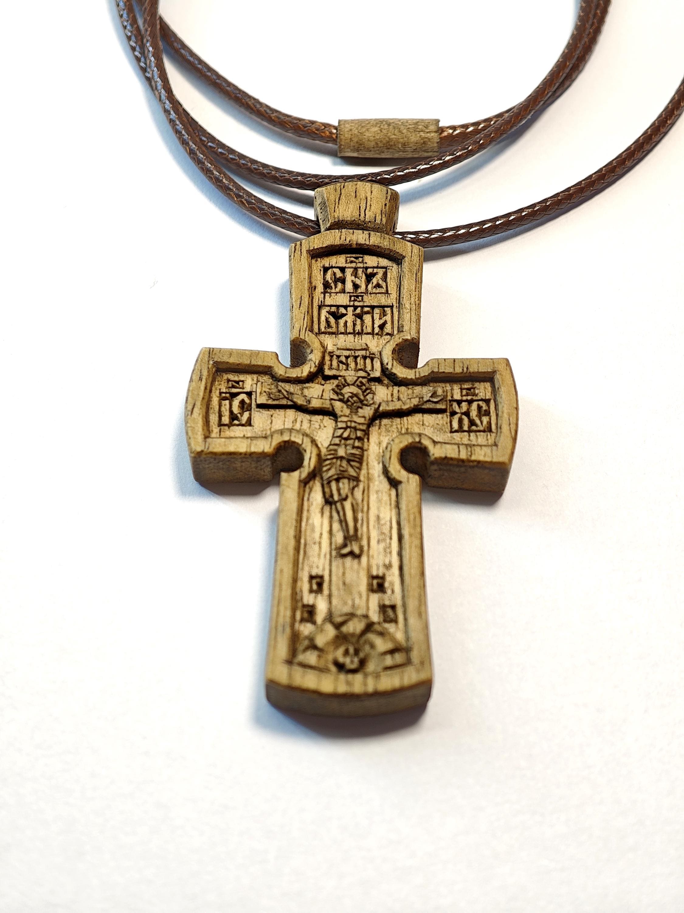 Walnut Cross – Artisan Wooden Cross for Daily Wear or Home Use