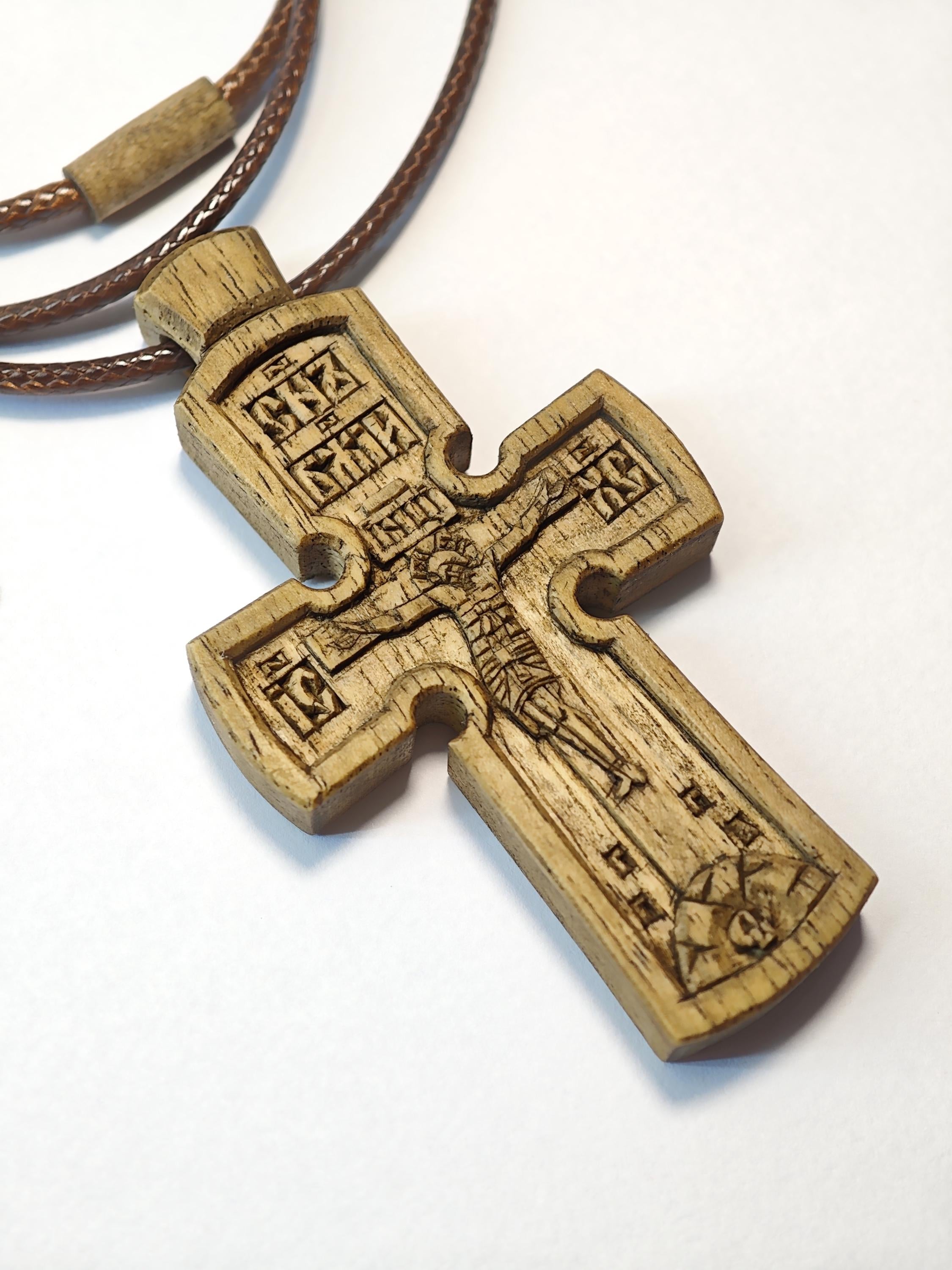 Walnut Cross – Artisan Wooden Cross for Daily Wear or Home Use