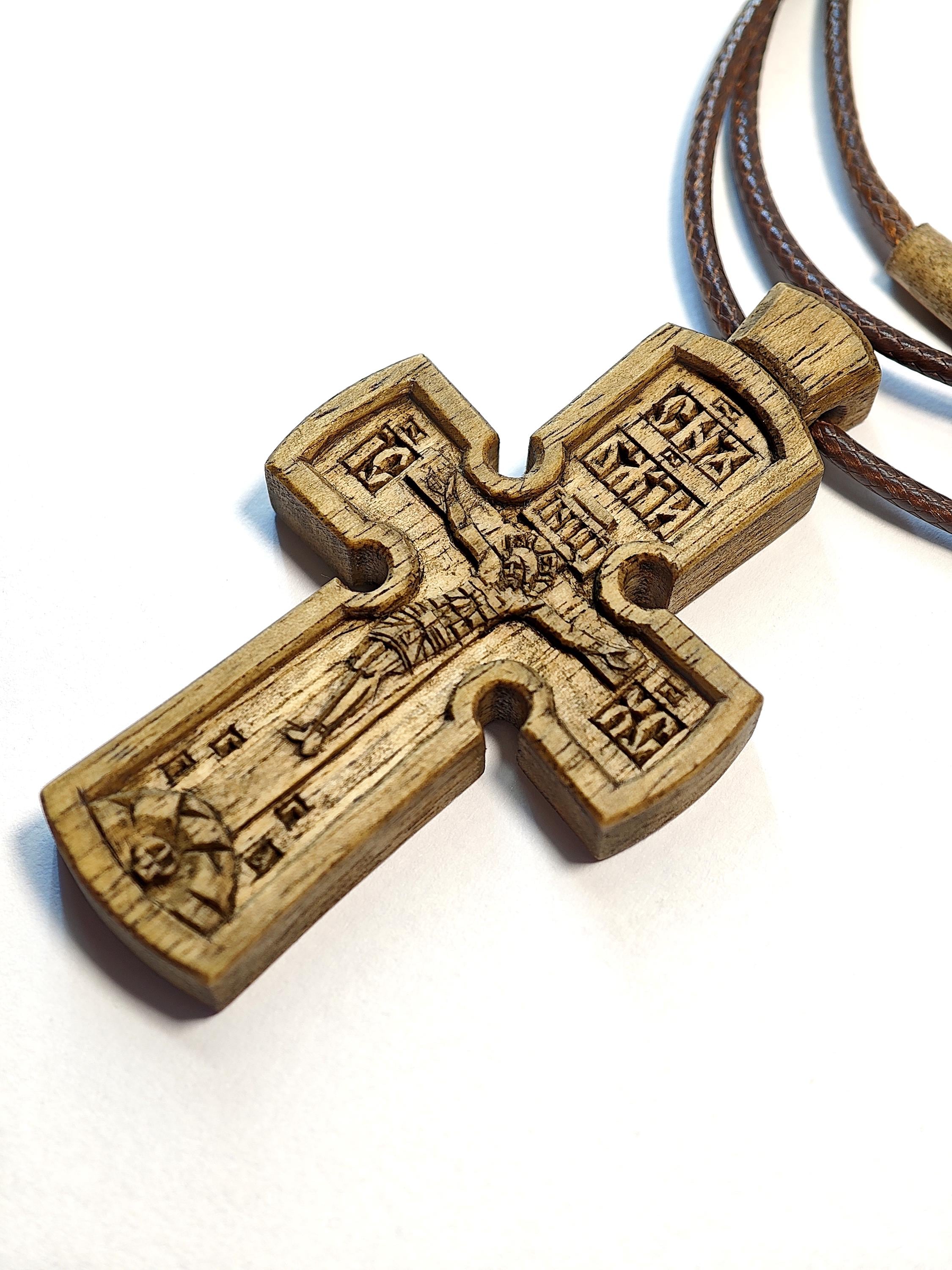 Walnut Cross – Artisan Wooden Cross for Daily Wear or Home Use