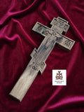 Priest Cross – Hand-Carved Wooden Crucifix from Solid Walnut