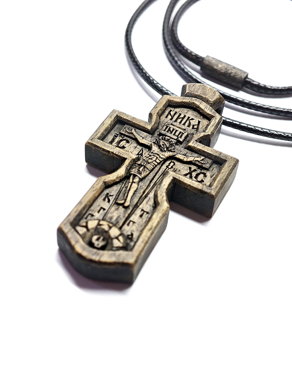 Hand Carved Orthodox Cross