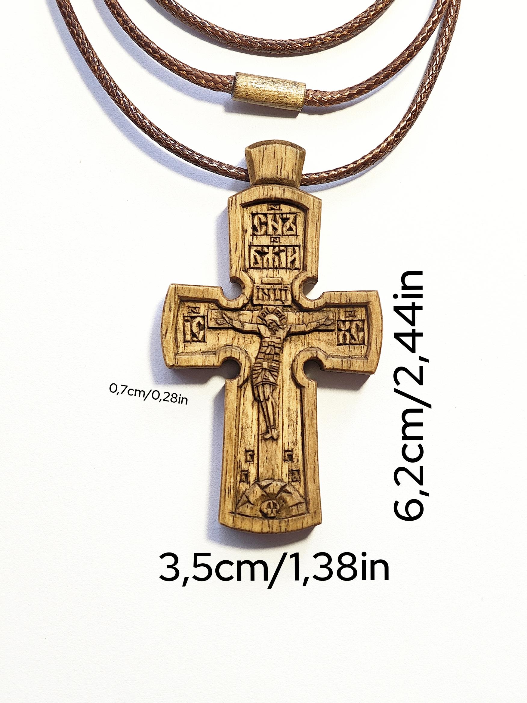Walnut Cross – Artisan Wooden Cross for Daily Wear or Home Use